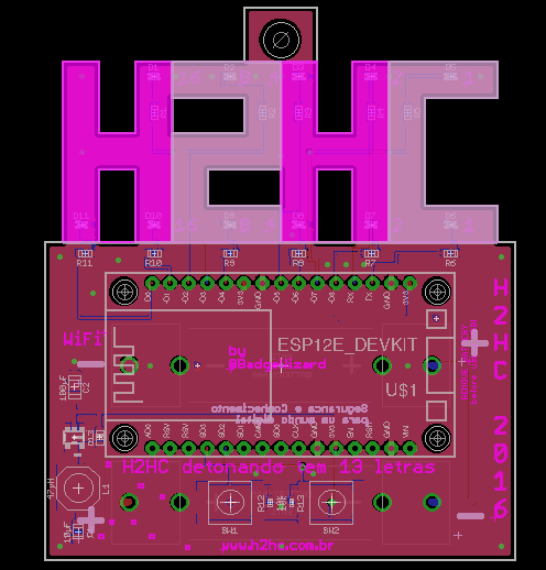 H2HC 2016 Badge Layout