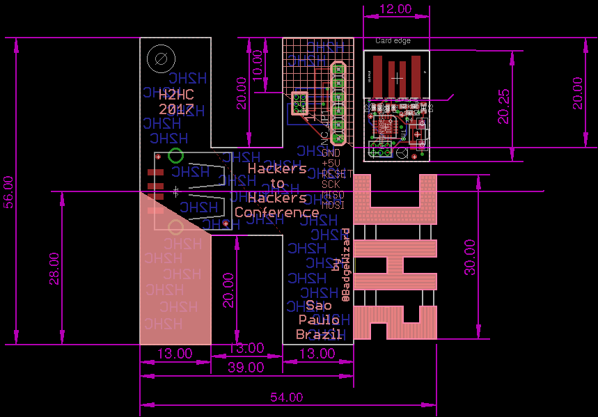 H2HC 2016 Badge Layout